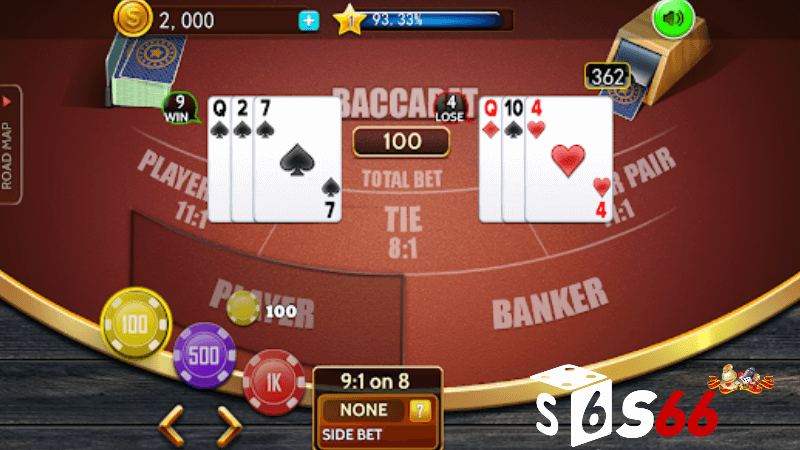 Baccarat online s666